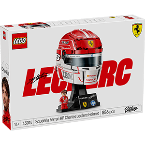 LEGO Editions Formula 1 Scuderia Ferrari HP: Casco de Charles Leclerc 43014