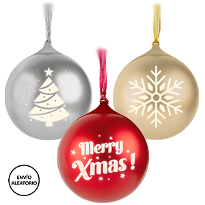 Bola altavoz luminosa de Navidad Nacon