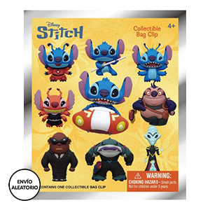 Colgante 3D Disney Stitch in space para Mochilas y bolsos (surtido)