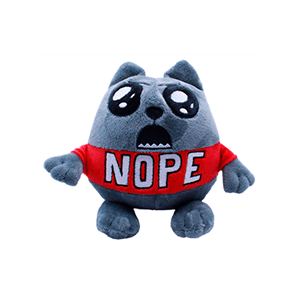 Peluche Exploding Kittens Nope Cat de 15 cm