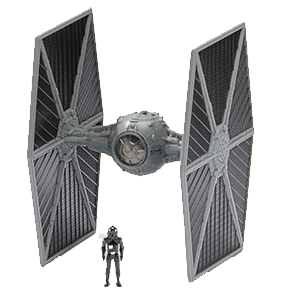 Nave con figura Star Wars Tie Fighter de 8 cm