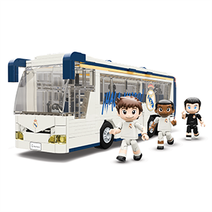 Set de construccion Autobus Real Madrid  de 28 cm (488 piezas)