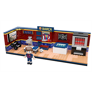 Set de construccion Vestuario FC Barcelona de 30 cm (440 piezas)