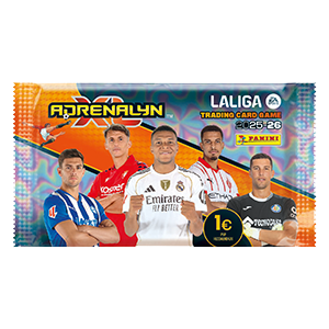 Sobres de cartas Adrenalyn La Liga 2025-2026
