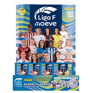 Starter Pack Liga Femenina 2025-2026 (Álbum + 4 sobres)