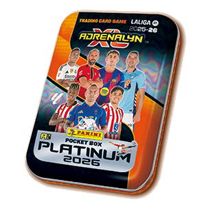 Mini Lata Pocket Box Platinum 2026 Adrenalyn La Liga 2025-2026
