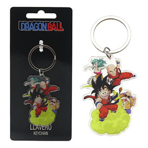 Llavero Dragon Ball Metacrilato Goku y Amigos