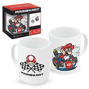 Taza Mariokart de 325 Ml Blanca