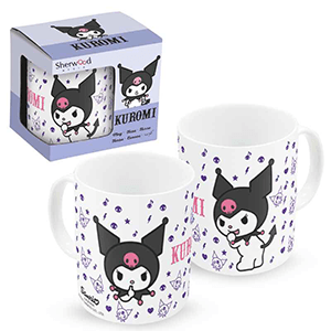 Taza Kuromi De 325 Ml Blanca