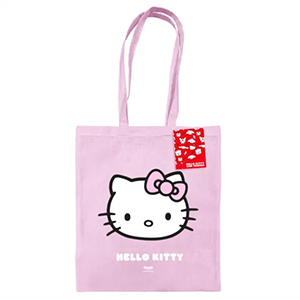Bolsa Loneta Hello Kitty Rosa Pastel