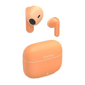 Auriculares Hama BT - Freedom Light II - TWS - Control voz - Naranja