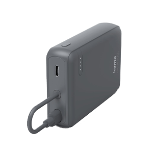 Hama Power Bank Travel, 10000 mAh Antracita