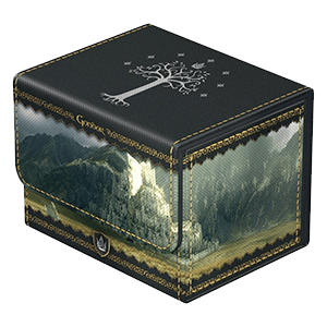 Caja de almacenaje imantada para 100 cartas Sidewinder 100+ Xenoskin El Señor de los anillos "Places of Middle-earth" - Gondor