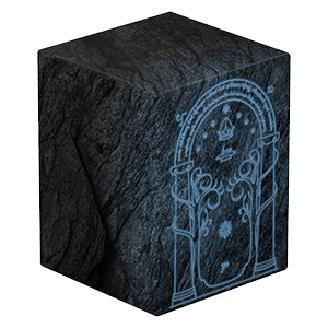 Caja de almacenaje rigida para 100 cartas Boulder 100+ El Señor de los anillos"Places of Middle-earth" - Mines of Moria