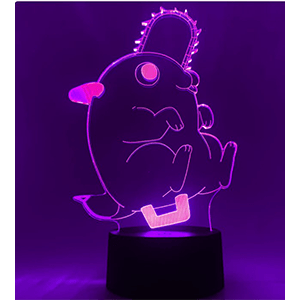 Lámpara decorativa Chainsaw Man Pochita (REACONDICIONADO)