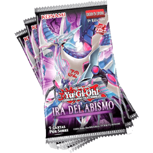 Pack de Cartas Yu-Gi-Oh! JCC Ira del Abismo 3 sobres (REACONDICIONADO)