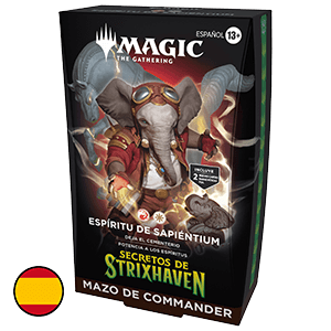 Mazo de cartas Magic: The Gathering Secrets of Strixhaven Espiritu De Sapientium Commander Deck (castellano)