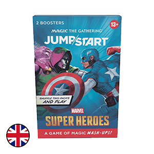 Sobre de cartas Magic: The Gathering Marvel Super Heroes Jumpstart Booster (2 pack) (inglés)