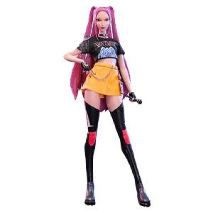 Figuras Hot Toys K-Pop Demon Hunters Action Figure 1/6 Mira de 28 cm