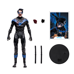 Figura DC Edicion Gold Nightwing DCVs Vampires de 18 cm