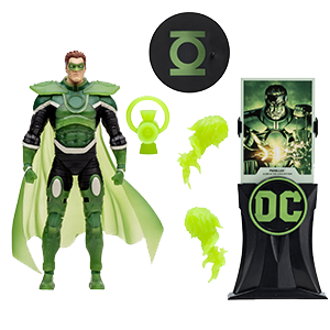 Figura DC Edicion Gold Hal Jordan Parallax (GITD) de 18 cm