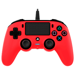 Mando Nacon Con Cable Rojo - Licencia Oficial Sony