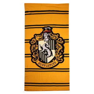 Toalla Hufflepuff Harry Potter microfibra (REACONDICIONADO)