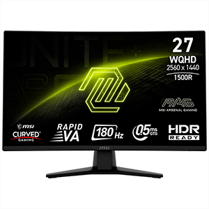 MSI MAG 274CQF 27´´ - Rapid VA - 2K QHD - 180Hz - Curvo - Monitor Gaming (REACONDICIONADO)