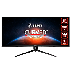 MSI MAG 345CQR 34´´ - VA - 2K QHD - 180Hz - Ultra Wide - Curvo - Monitor Gaming (REACONDICIONADO) para PC GAMING en GAME.es