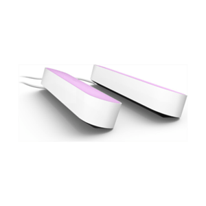 Philips Hue Kit Inicio Barras de Luz Hue Play RGB Pack 2 Blanco - Iluminacion (REACONDICIONADO)