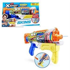 Pistola de agua de relleno rapido Hyperload Spongebob