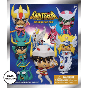 Colgante 3D Saint Seiya Series 1 para mochilas y bolsos (surtido)