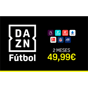 Código DAZN Futbol 2 Meses Suscripción 49.99 Euros