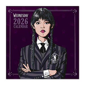 Calendario 2026 Wednesday 30x30 cm (REACONDICIONADO) para Merchandising en GAME.es
