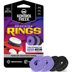 KontrolFreek Precision Rings BLACK/PURPLE - PS5 - PS4- XBOX - SWITCH (REACONDICIONADO)