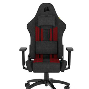 CORSAIR TC100 Relaxed - Charcoal/Red - Silla Gaming (REACONDICIONADO)