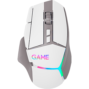 GAME MX-W5 RGB Inalambrico Bluetooth Blanco - Raton Gaming (REACONDICIONADO)