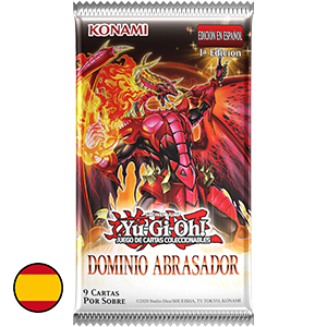 Sobre de cartas Yu-Gi-Oh! JCC Dominio Abrasador