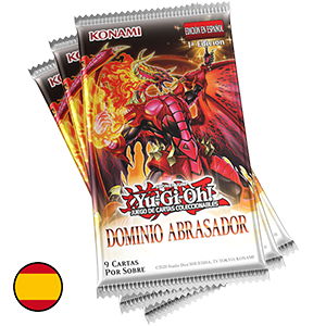 Pack de Cartas Yu-Gi-Oh! JCC Dominio Abrasador 3 sobres