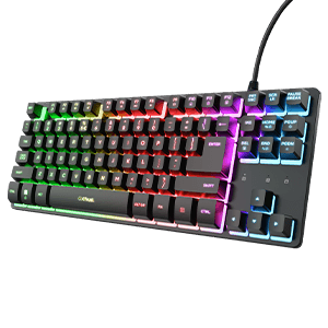 Trust GXT 833 Thado V2 TKL Negro Spanish Layout - Teclado Gaming