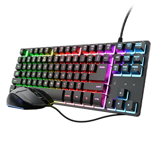 Trust GXT 798 V2 TKL Negro Teclado + Raton 2in1 - Pack Perifericos para PC GAMING en GAME.es