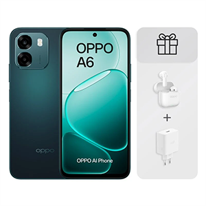 Oppo A6 4G 6/256GB Negro + Auricular Enco Buds 3 + SuperVooc 45W
