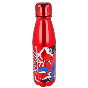 Botella Aluminio Infantil Marvel: Spider-Man 600ml (REACONDICIONADO)