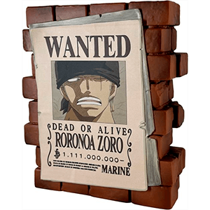 Hucha One Piece Wanted Zoro (REACONDICIONADO)