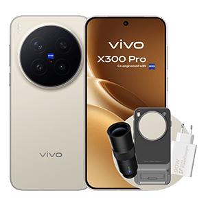 VIVO X300 Pro 16/512Gb Marrón Duna + Optica + Cargador 90w