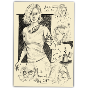 Sombras de Raccoon City - Lámina Grace Ascroft Exclusivo GAME