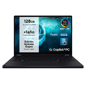 ASUS HN7306EAC-LX084W - AMD Ryzen AI Max+ 395 - AMD UMA - 128 GB - 2TB SSD - 13,3" OLED - W11 Home - Ordenador Portatil