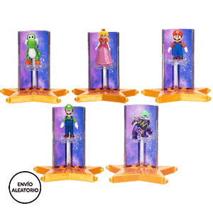 Figura articulada con accesorio Super Mario Galaxy de 4 cm (surtido)