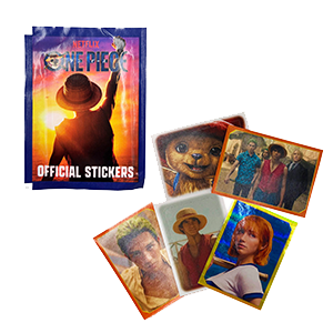 Sobre de cromos One Piece Netflix serie