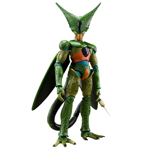 Figura Dragon Ball Z S.H.Figuarts Cell First Form de 17 cm